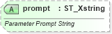 XSD Diagram of prompt in schema sml-externalconnections_xsd (Office Open XML (OOXML / OpenXML / Ecma 376))