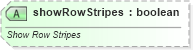 XSD Diagram of showRowStripes in schema sml-table_xsd (Office Open XML (OOXML / OpenXML / Ecma 376))