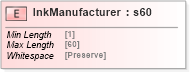 XSD Diagram of InkManufacturer in schema papinetcommondefsv2r40_xsd (papiNet - e-business standard for the paper and forest industry)
