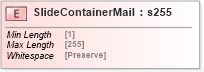XSD Diagram of SlideContainerMail in schema papinetcommondefsv2r40_xsd (papiNet - e-business standard for the paper and forest industry)