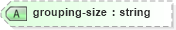 XSD Diagram of grouping-size in schema xslt_xsd (XSL Transformations)